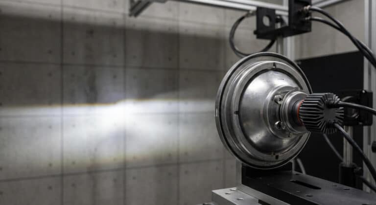 kit de phares à led plug-and-play test de faisceau